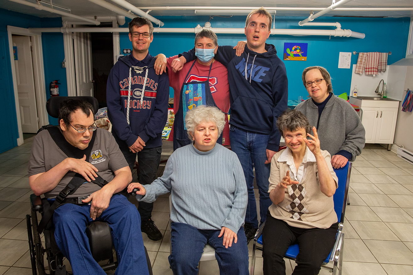 Mauricie - A group of community members in a workshop